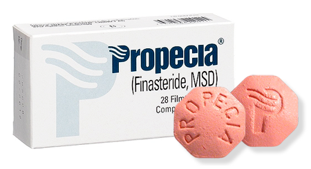Propecia (finasteride) medication for the treatment for hair loss