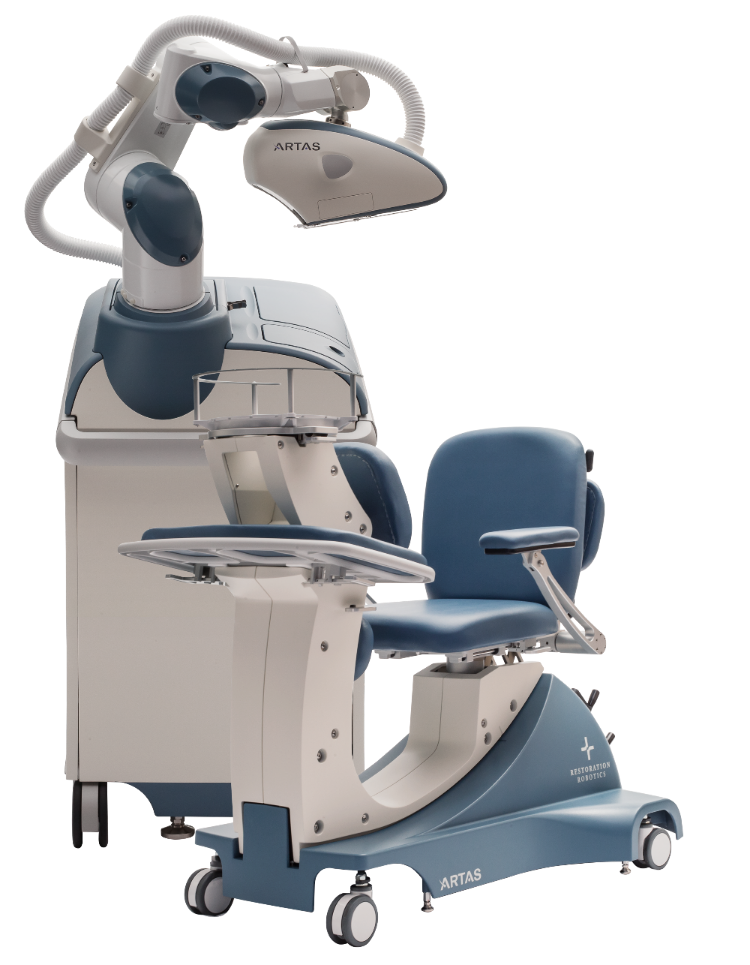 The ARTAS robotic hair transplant system is the most innovative technology in hair restoration.